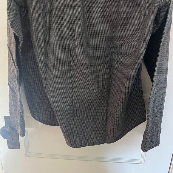 Mens long sleeved rushed twill shirt - Picture 8 of 8